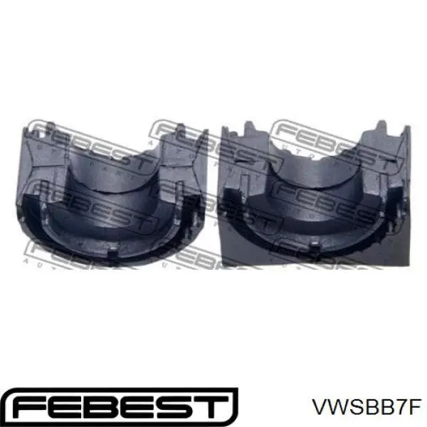 VWSBB7F Febest втулка переднего стабилизатора