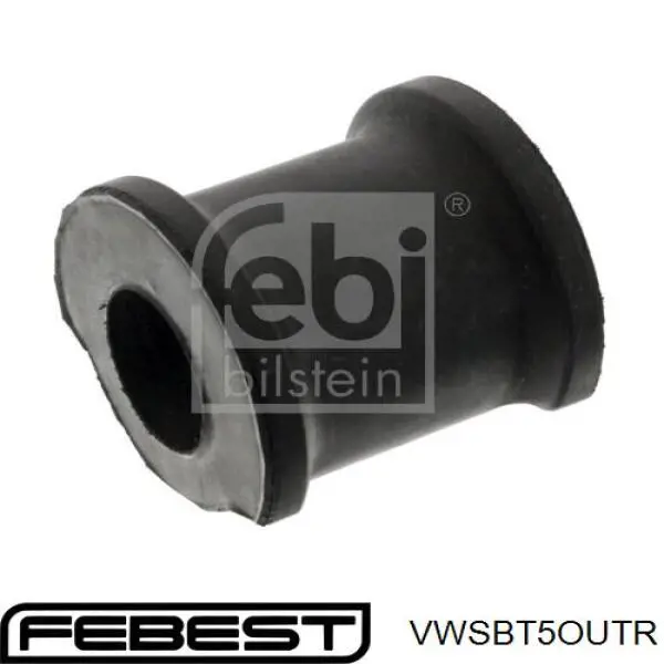VWSB-T5OUTR Febest bucha externa de estabilizador traseiro