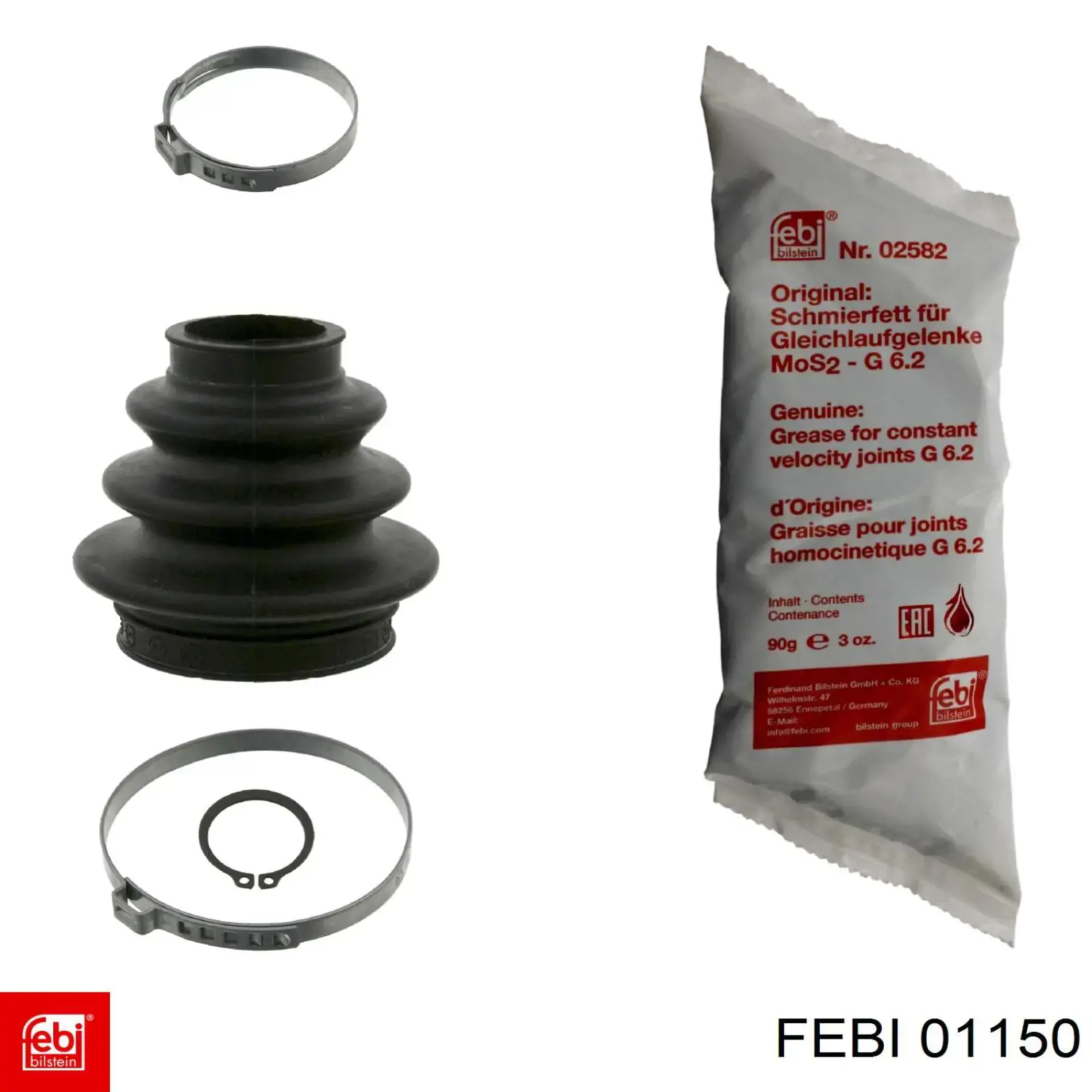 Нижняя шаровая опора 01150 Febi