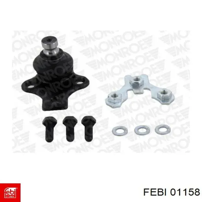 Шаровая опора, нижняя Febi 01158 цена, от 8.19 USD