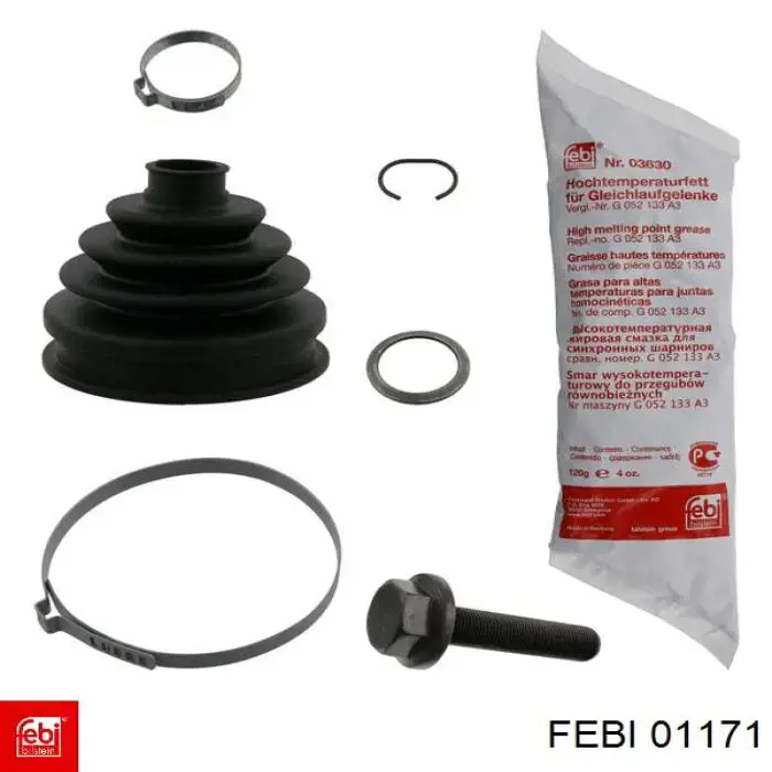 Пыльник ШРУСа наружный 01171 Febi