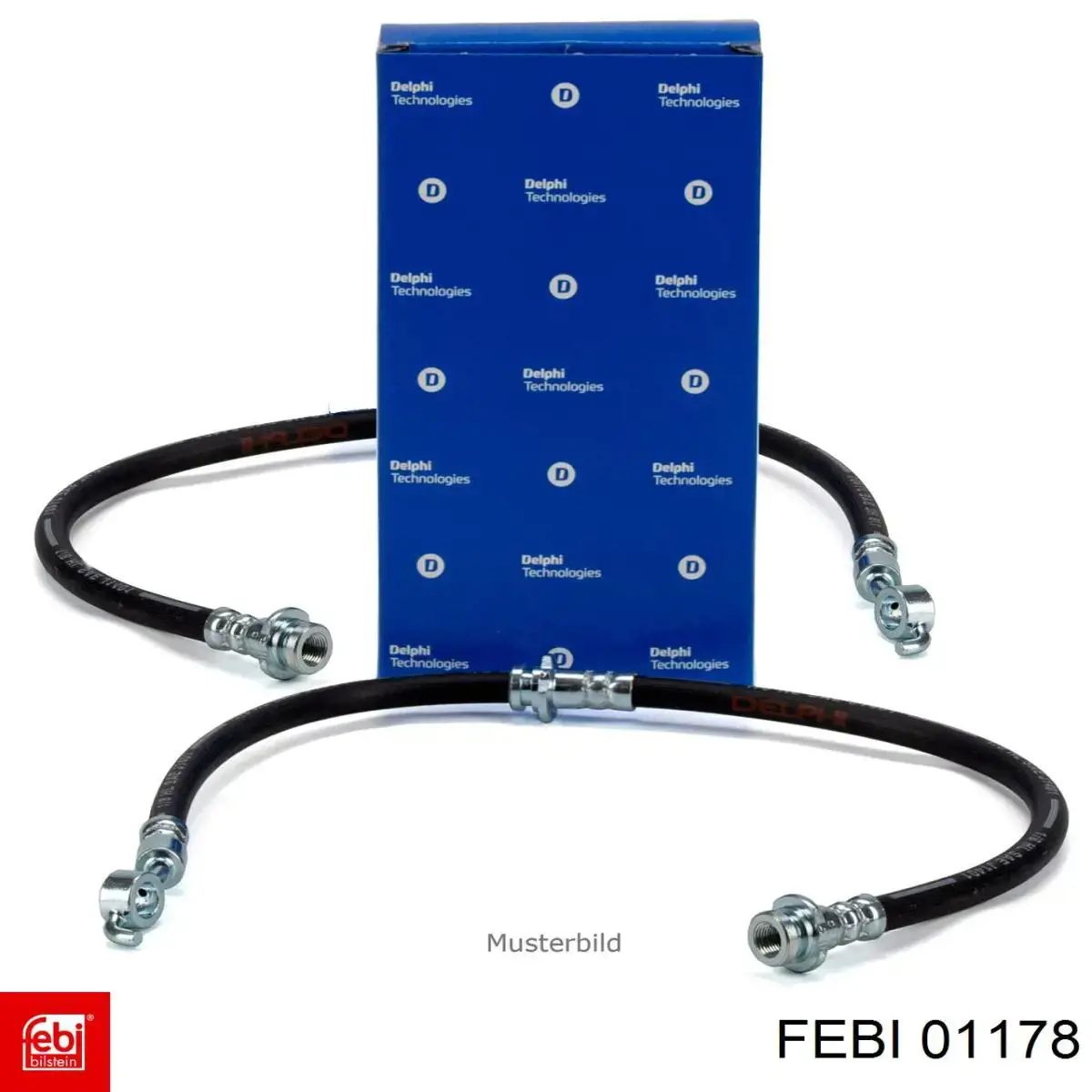 Купить 01178 Febi Задний тормозной шланг