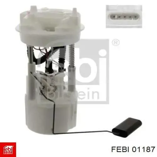 Купить 01187 Febi Амортизатор двери багажника