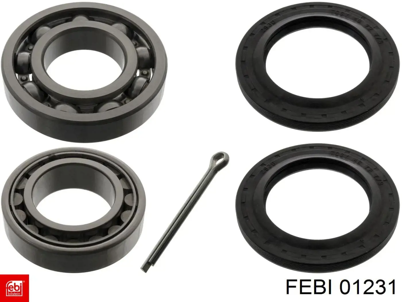 01231 Febi Ролик натяжителя ремня агрегатов