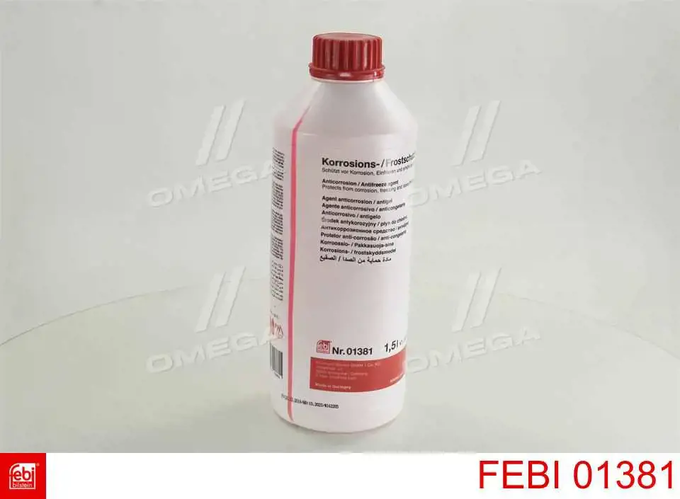 Антифриз Febi Korrosions-Frostschutzmittel Красный 1.5л (01381)
