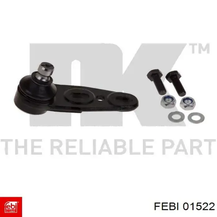 Нижняя правая шаровая опора Febi 01522 цена, от 10.15 USD