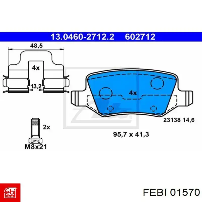Прокладка крышки двигателя Febi 01570 цена, от 13.73 USD