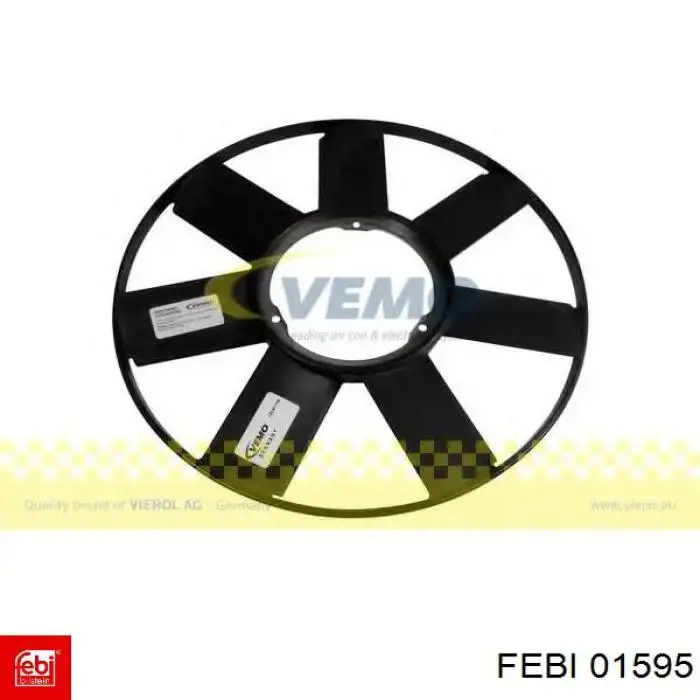 Вентилятор/крыльчатка радиатора охлаждения Febi 01595 цена, от 28.60 USD