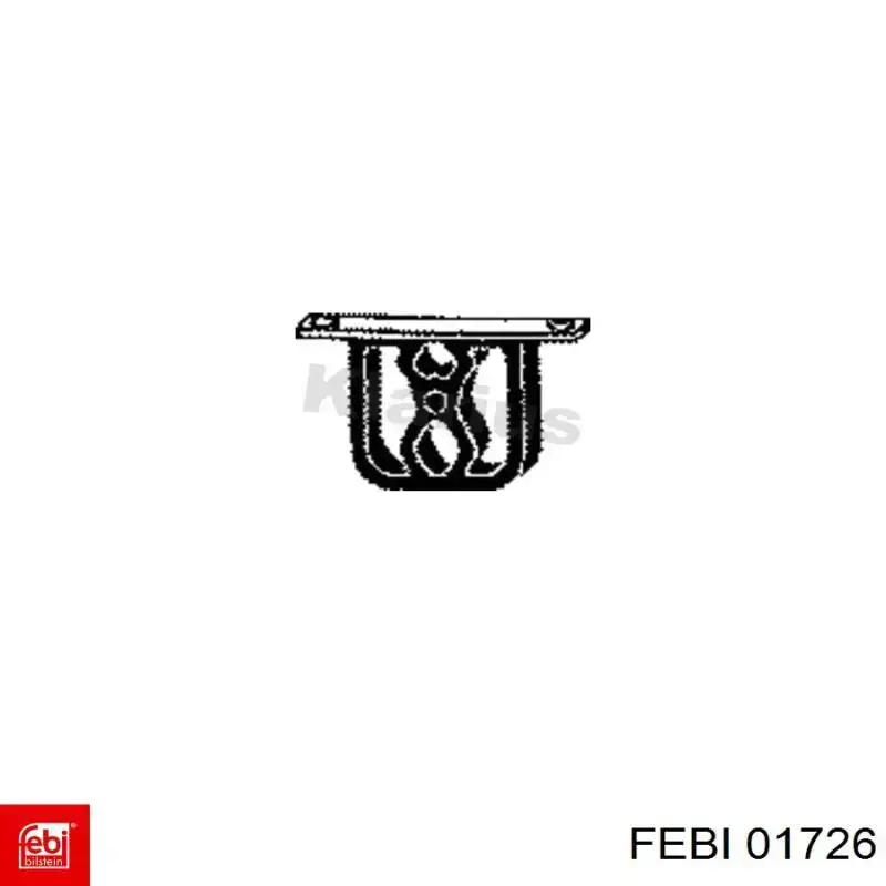 Задний тормозной шланг 01726 Febi