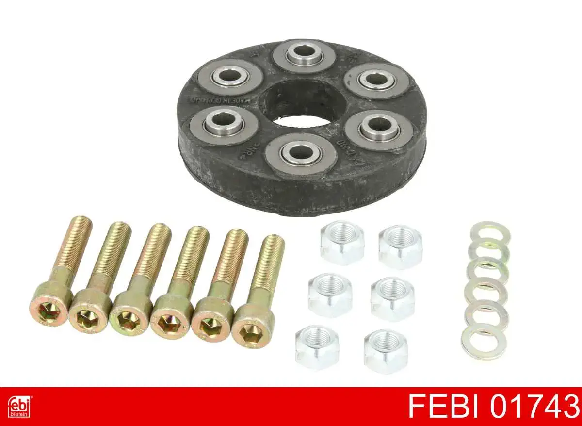 Муфта кардана эластичная задняя Febi 01743 цена, от 45.67 USD