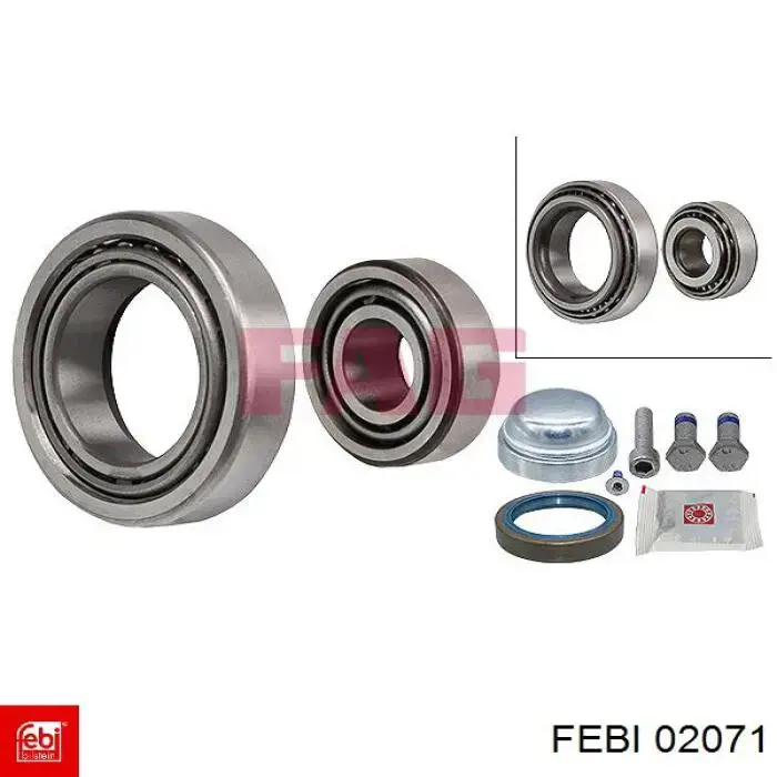 Подшипник ступицы 02071 Febi