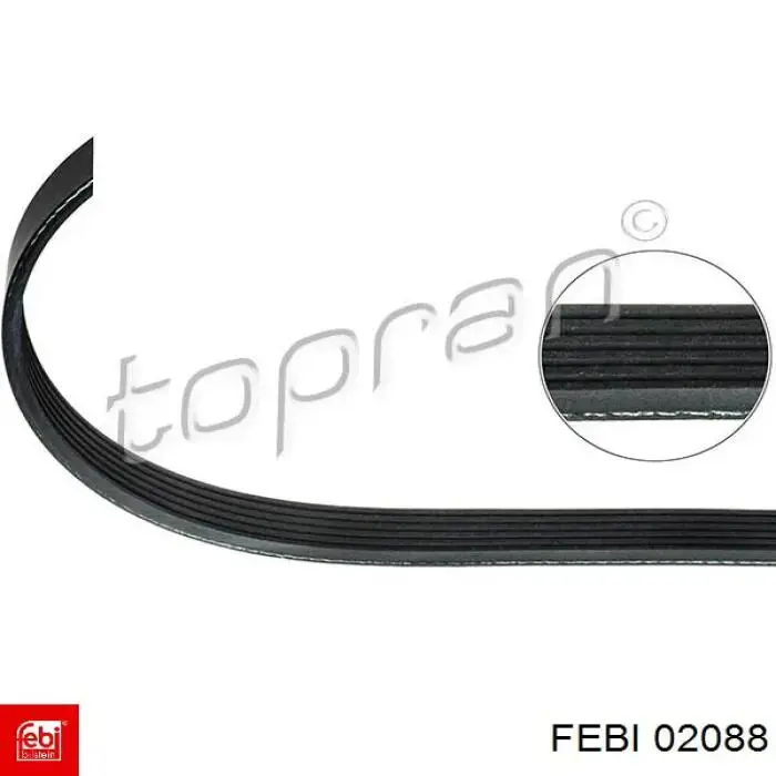 Задний трос ручника Febi 02088 цена, от 6.95 USD