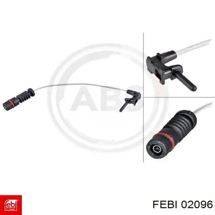 Сальник задней ступицы 02096 Febi
