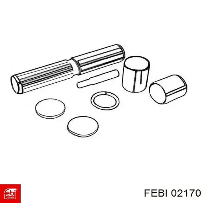 Ремкомплект шкворня поворотного кулака Febi 02170 цена, от 55.04 USD