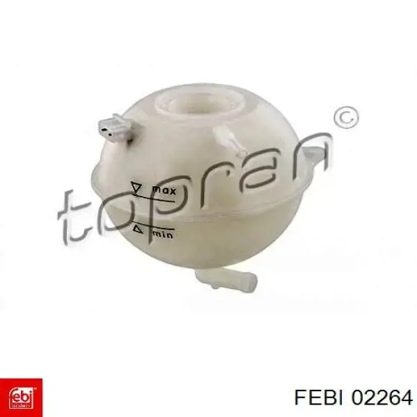 Бачок системы охлаждения двигателя расширительный Febi 02264 цена, от 8.46 USD