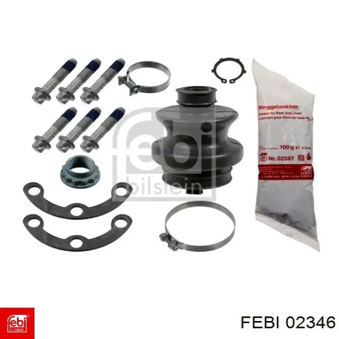 FE02346 Febi Гайка шестигранная ступицы