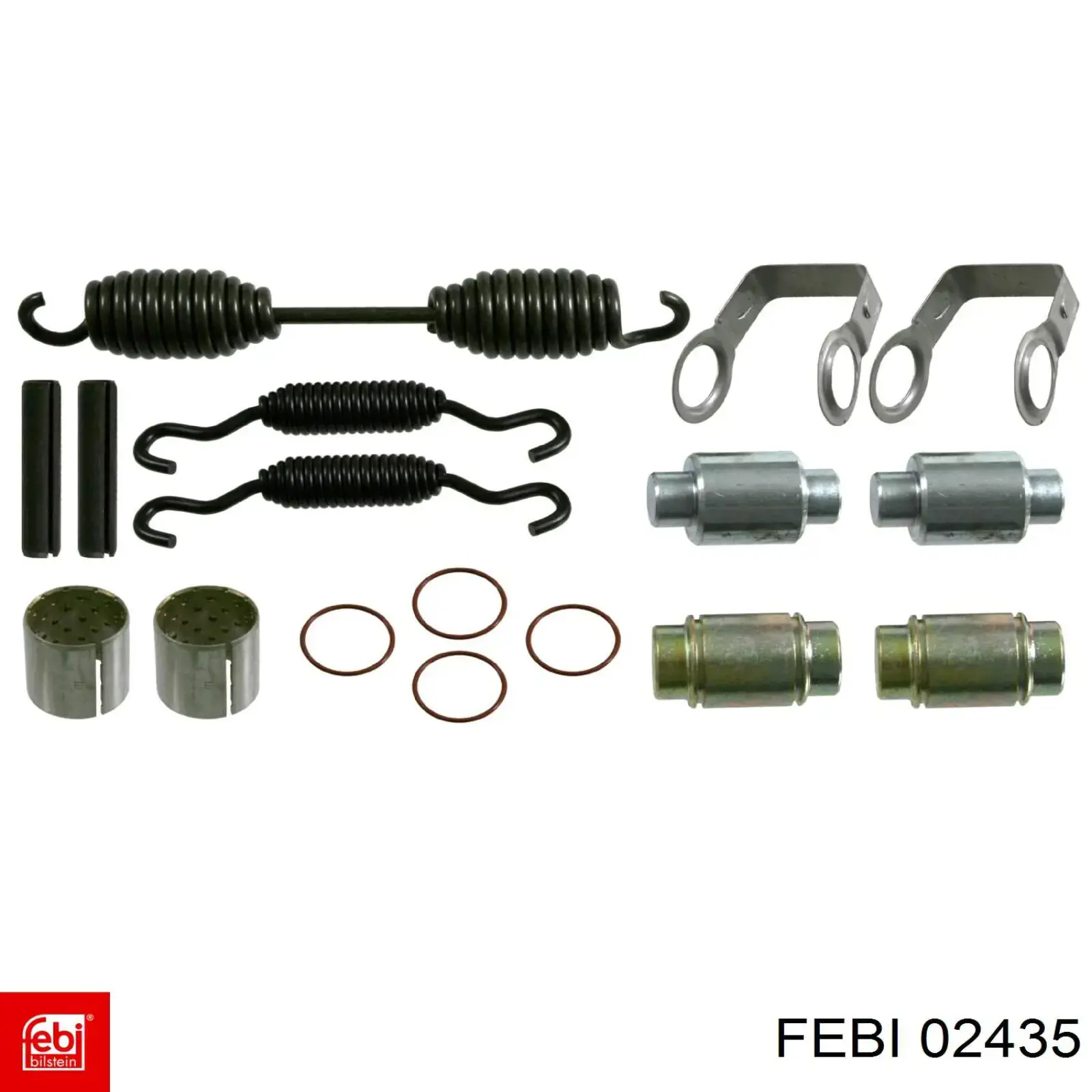 Ремкомплект тормозов задних Febi 02435 цена, от 0.42 USD