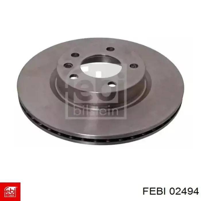 02494 Febi Диск тормозной передний