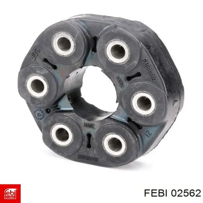Муфта кардана эластичная передняя/задняя Febi 02562 цена, от 36.08 USD