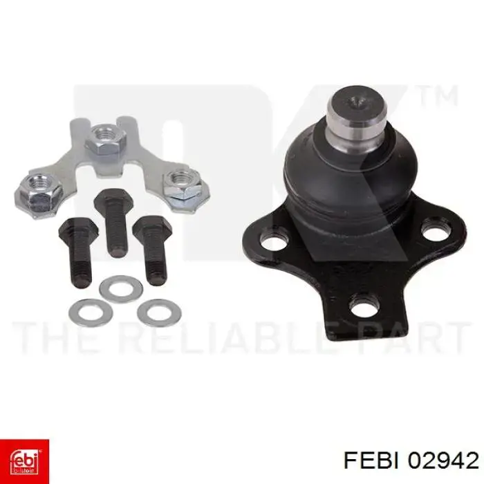 Нижняя шаровая опора 02942 Febi