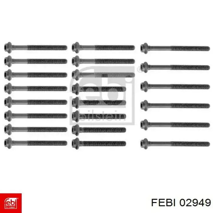 Болт головки блока цилиндров, ГБЦ Febi 02949 цена, от 2.79 USD