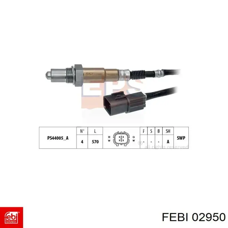 Болт ГБЦ 02950 Febi
