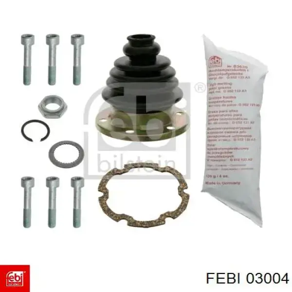 Болт (гайка) крепежа Febi 03004 цена, от 0.60 USD