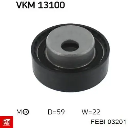 Заглушка блока цилиндров Febi 03201