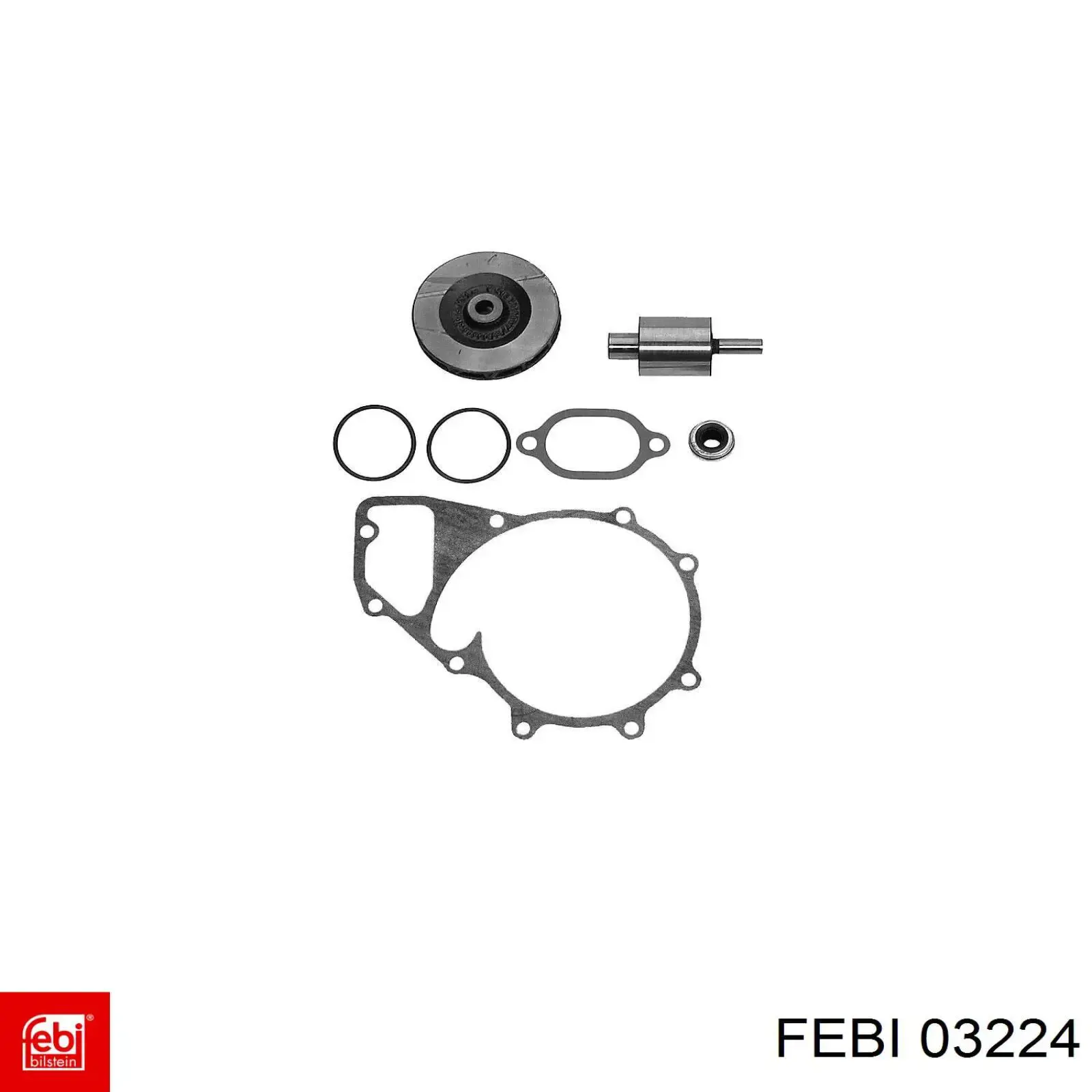 Ремкомплект помпы воды Febi 03224 цена, от 47.58 USD