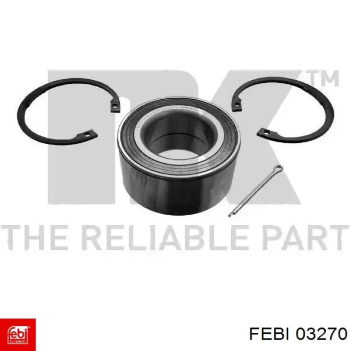 Комплект подшипника ступицы колеса Febi 03270 цена, от 13.23 USD