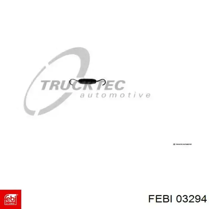 Купить 03294 Febi Пружина задних барабанных тормозных колодок