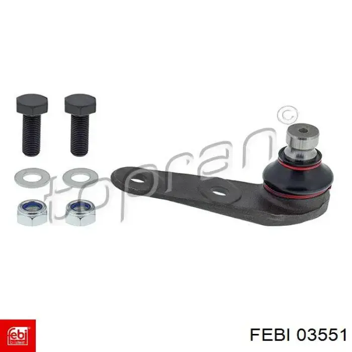 Нижняя правая шаровая опора Febi 03551 цена, от 12.33 USD