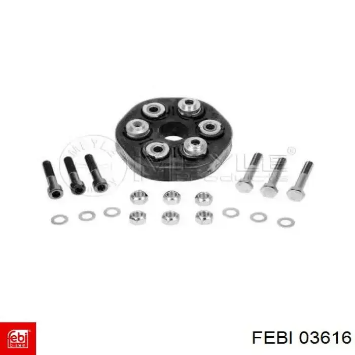 Резиновая муфта кардана Febi 03616 цена, от 61.47 USD
