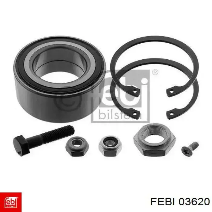 Подшипник ступицы передней/задней 03620 Febi