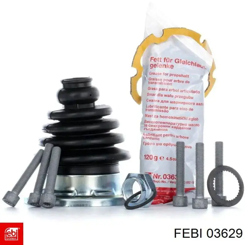 Пыльник ШРУСа передней полуоси наружный Febi 03629