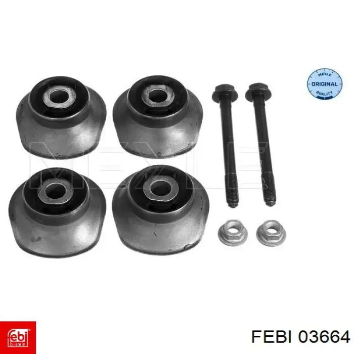 Купить 03664 Febi Сайлентблок задней балки