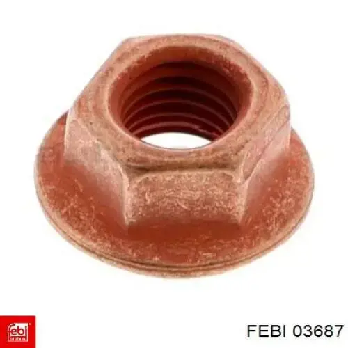 Гайка выпускного коллектора Febi 03687