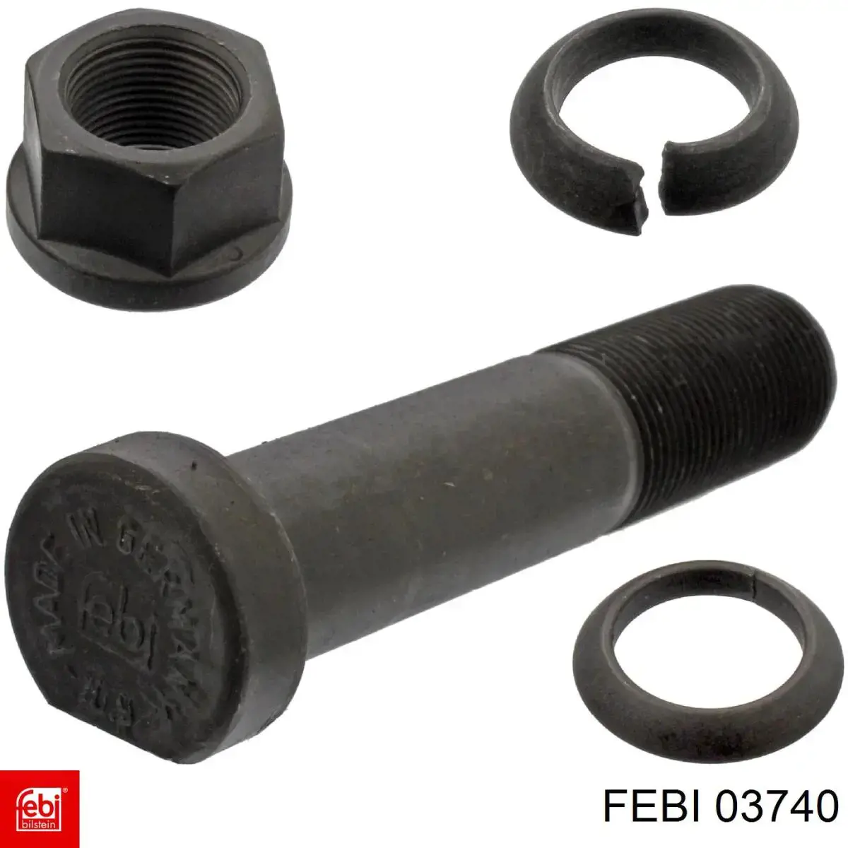 Tornillo de rueda trasero 03740 Febi