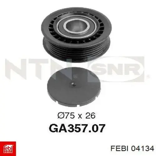 Натяжной ролик Febi 04134 цена, от 26.16 USD