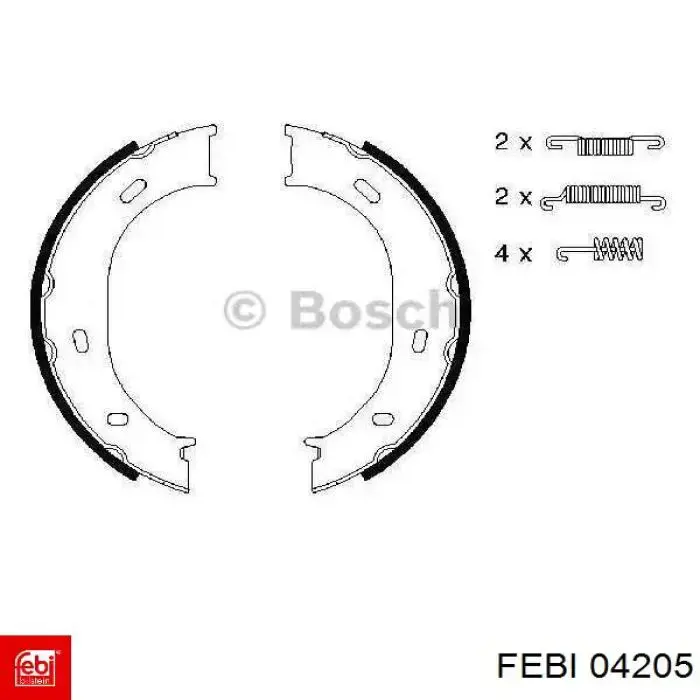 Тросик сцепления Febi 04205