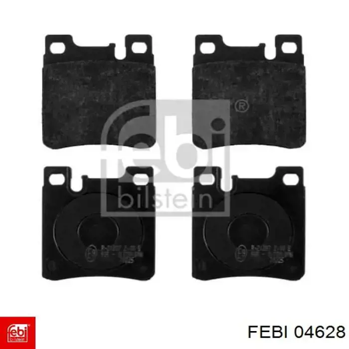 Купить 04628 Febi Диск тормозной задний