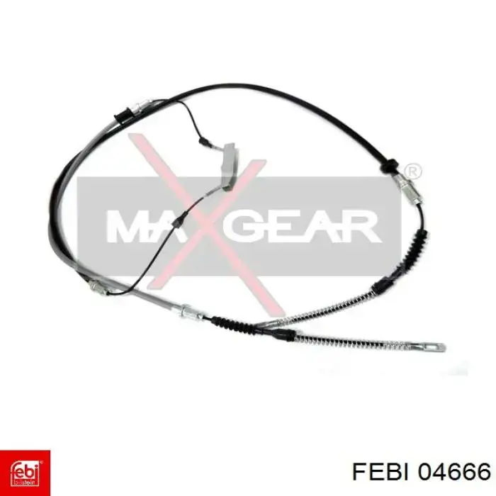 Задний трос ручника Febi 04666 цена, от 13.66 USD