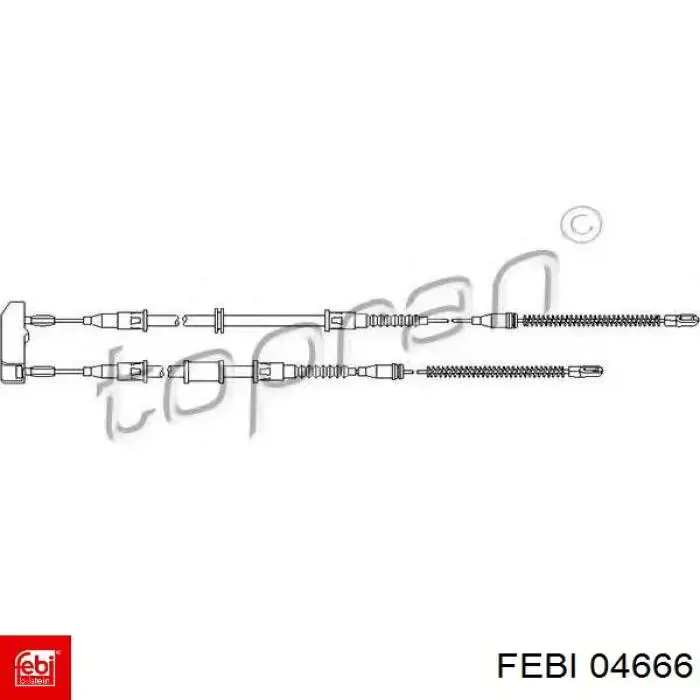 Купить 04666 Febi Тормоз стояночный