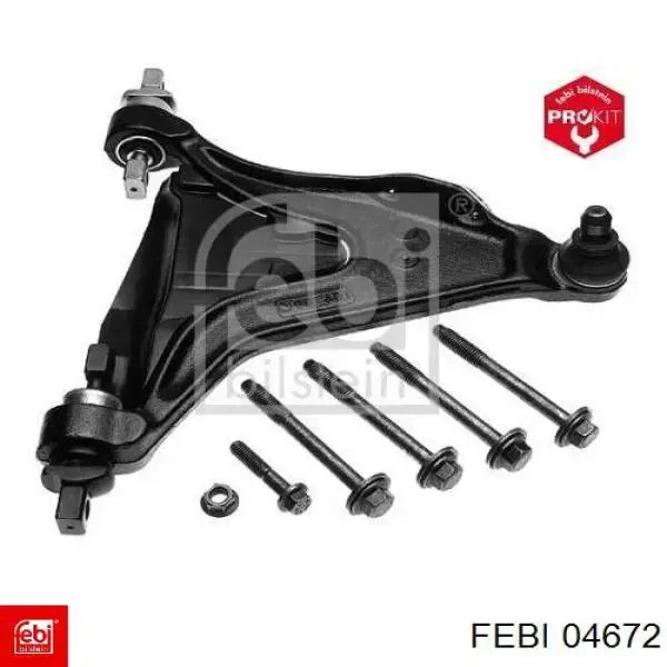 Трос стояночного тормоза задний правый Febi 04672 цена, от 10.85 USD