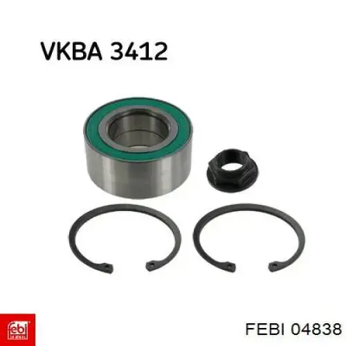 Подшипник ступицы 04838 Febi
