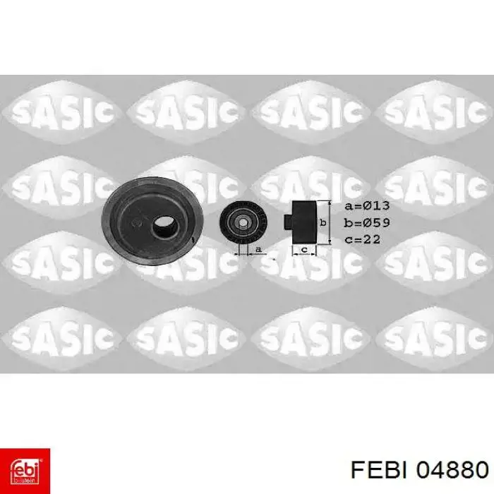 Ролик натяжителя Febi 04880