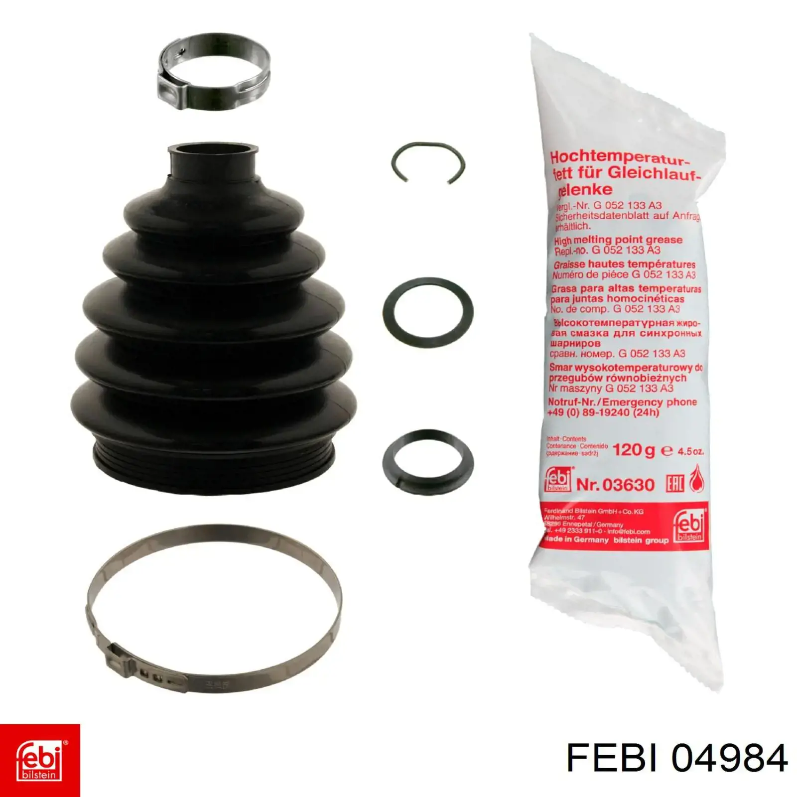 Подушка (опора) двигателя, левая/правая Febi 04984 цена, от 12.85 USD