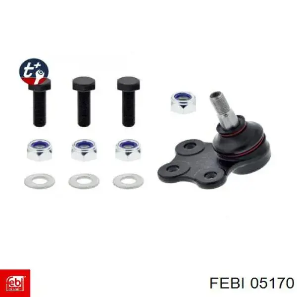 Шаровая опора, нижняя Febi 05170 цена, от 10.47 USD