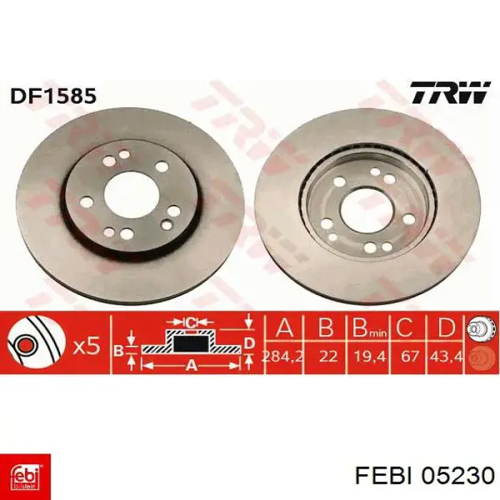 Купить 05230 Febi 