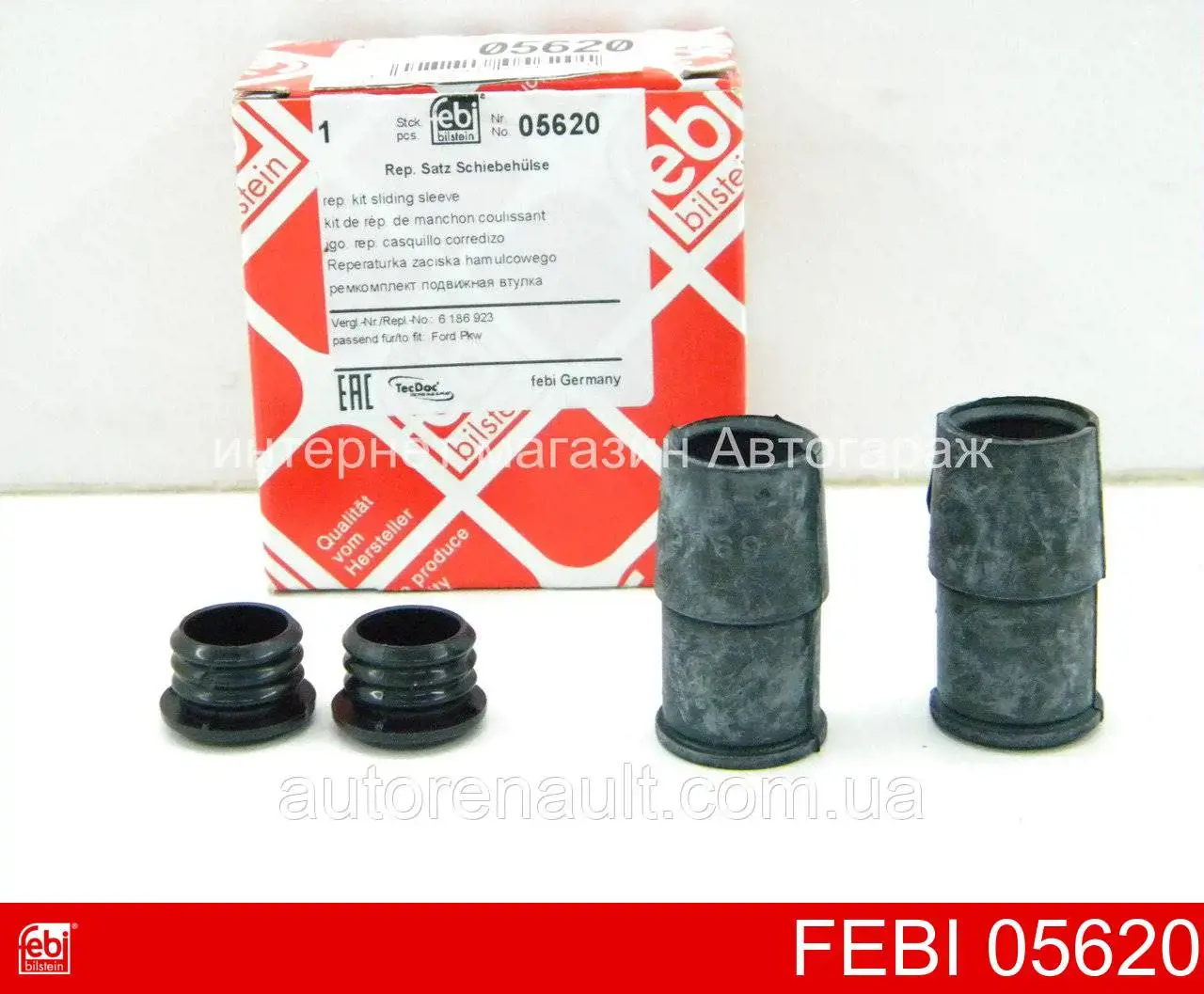 Пыльник направляющей суппорта тормозного переднего Febi 05620 цена, от 5.31 USD